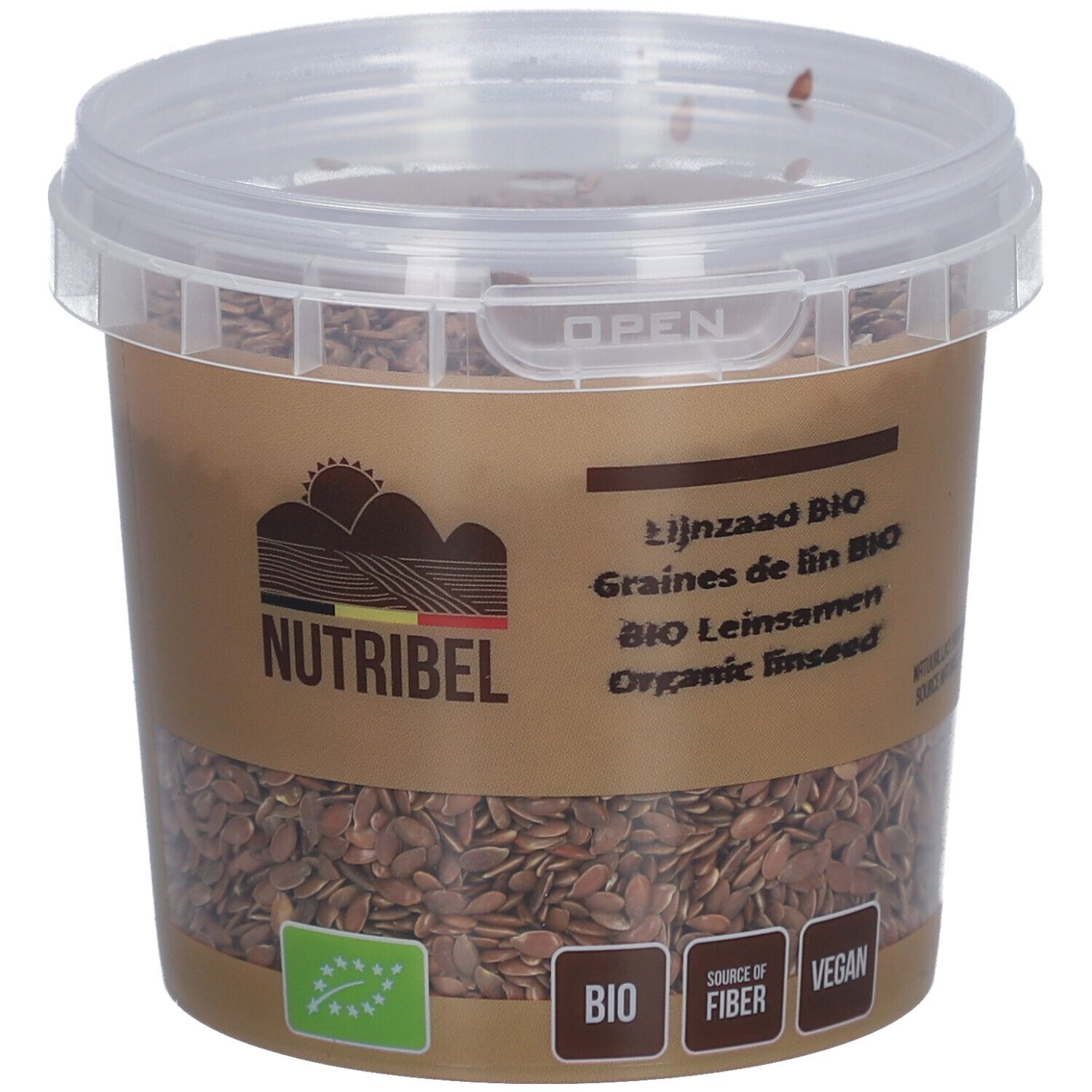 Nutribel Ganze Bio-Leinsamen