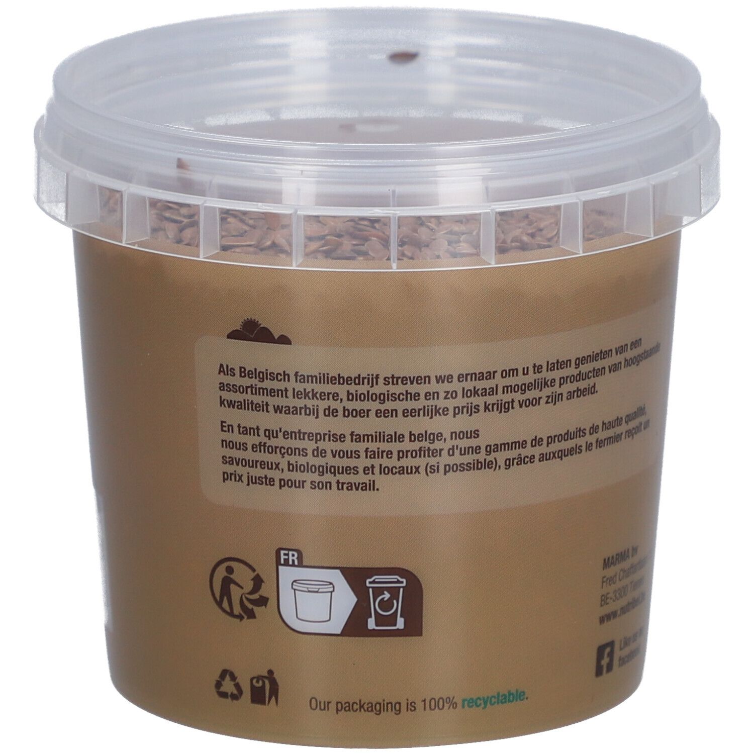 Nutribel Ganze Bio-Leinsamen