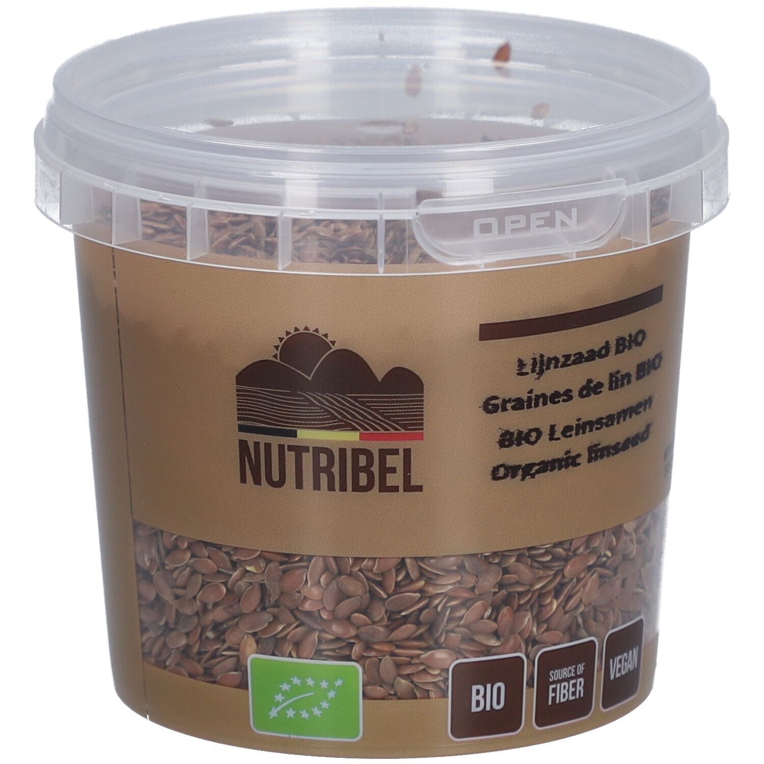 Nutribel Ganze Bio-Leinsamen