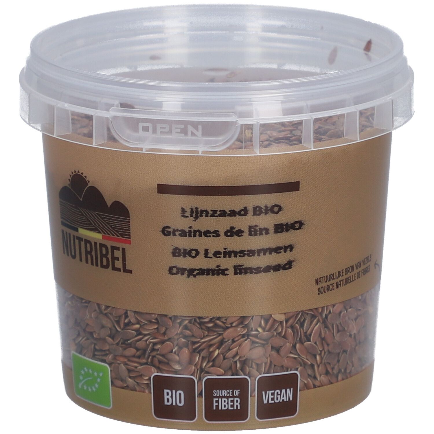 Nutribel Ganze Bio-Leinsamen