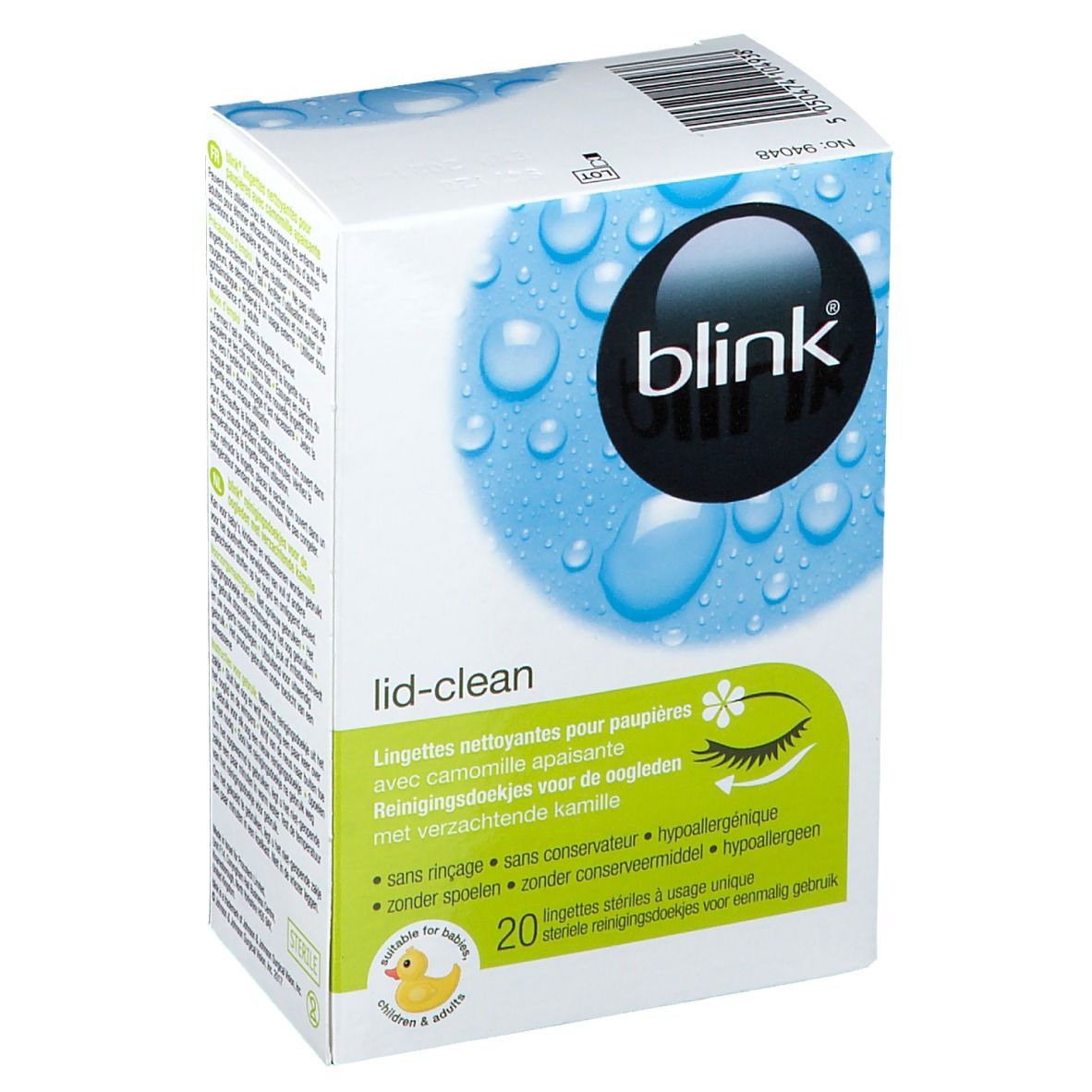 Blink® Lid-Clean Reinigungstücher