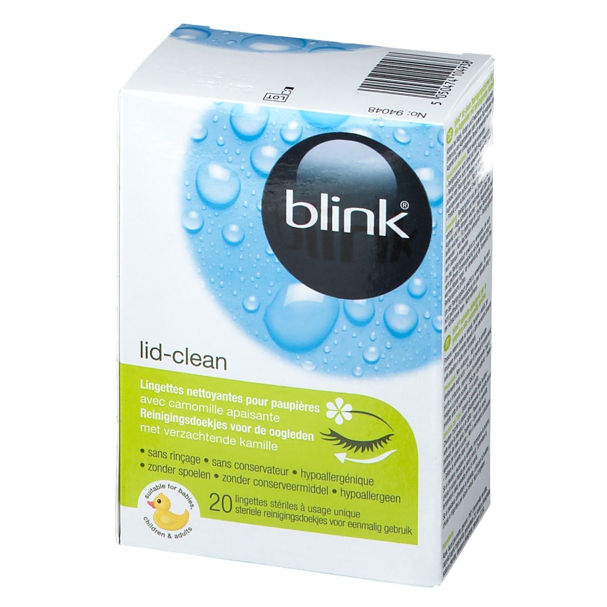 Blink® Lid-Clean Reinigungstücher