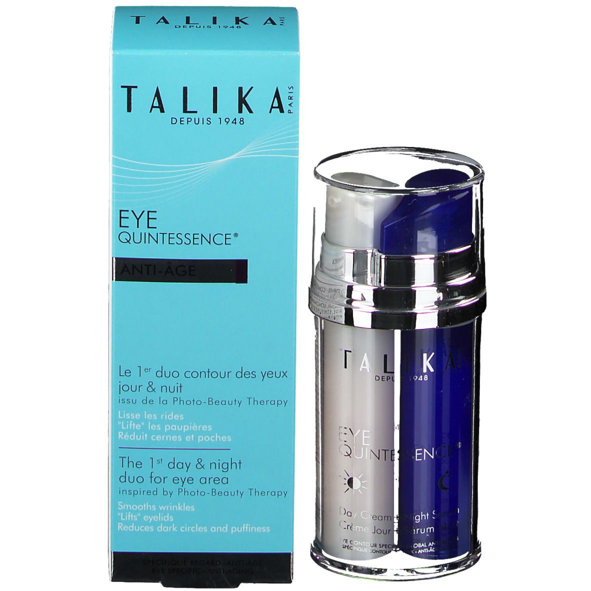 TALIKA Eye Quintessence® Crème jour & Sérum nuit