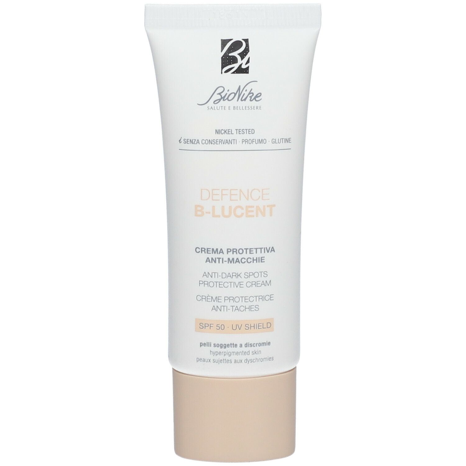 BioNike DEFENCE B-LUCENT Tagescreme Anti-Pigmentflecken LSF 50