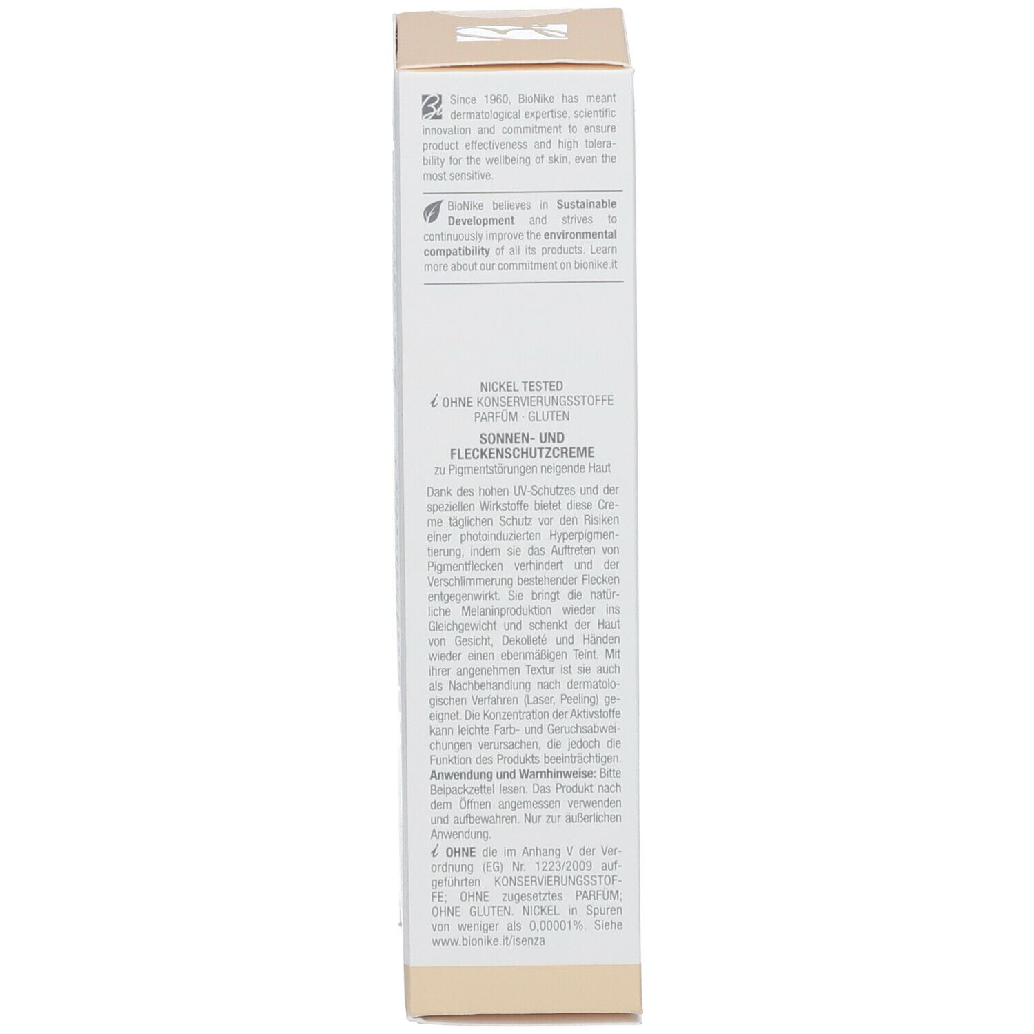 BioNike DEFENCE B-LUCENT Tagescreme Anti-Pigmentflecken LSF 50