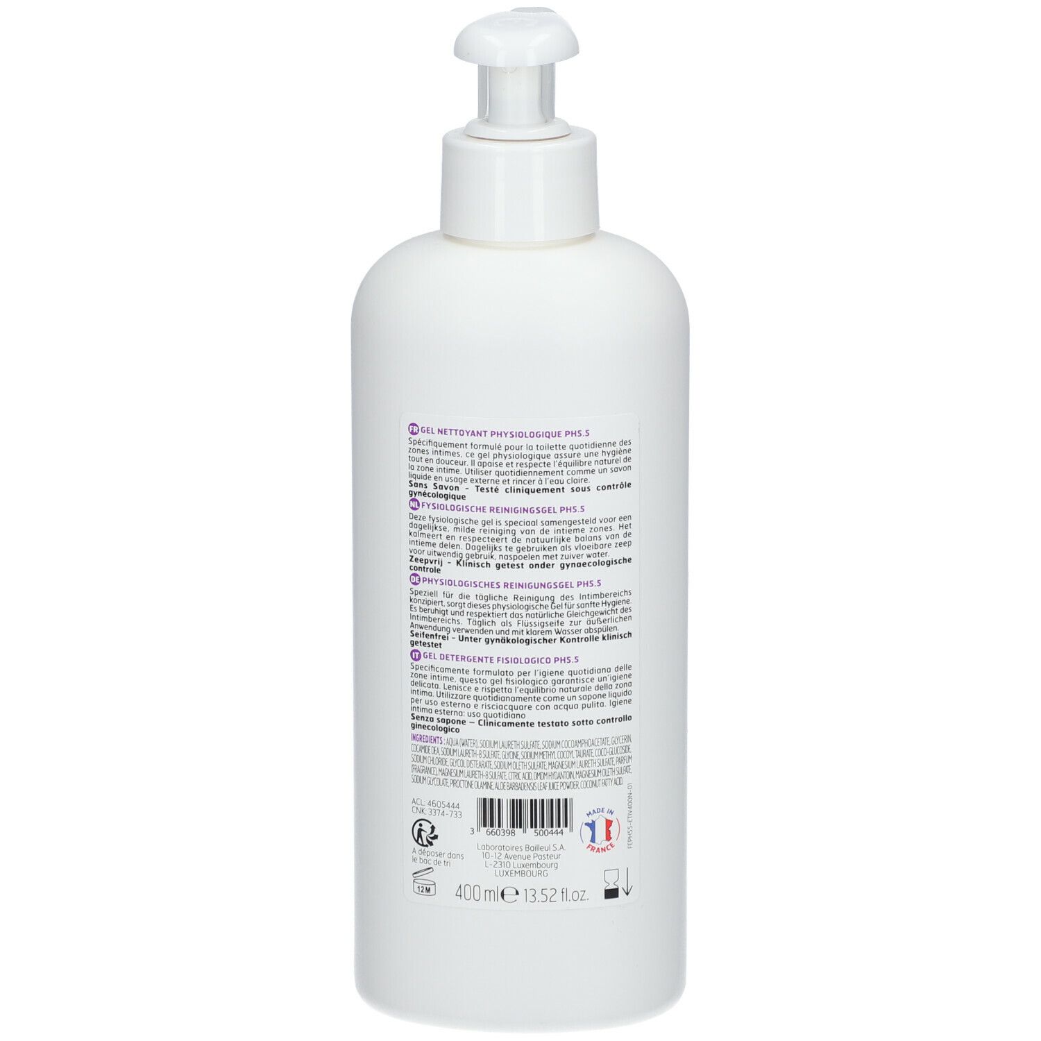 Femilyane Gel nettoyant naturel pour femmes