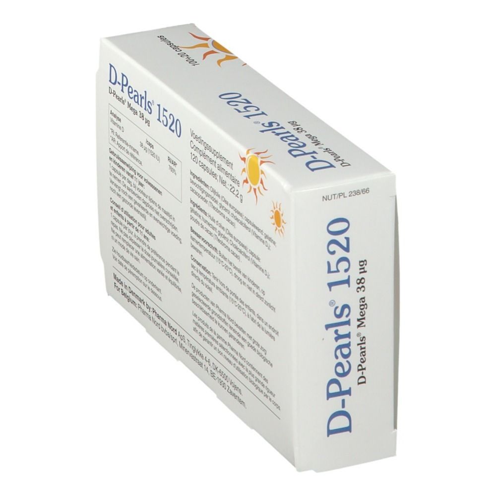 Pharma Nord D-Pearls 1520 + 20 Capsules GRATUITES
