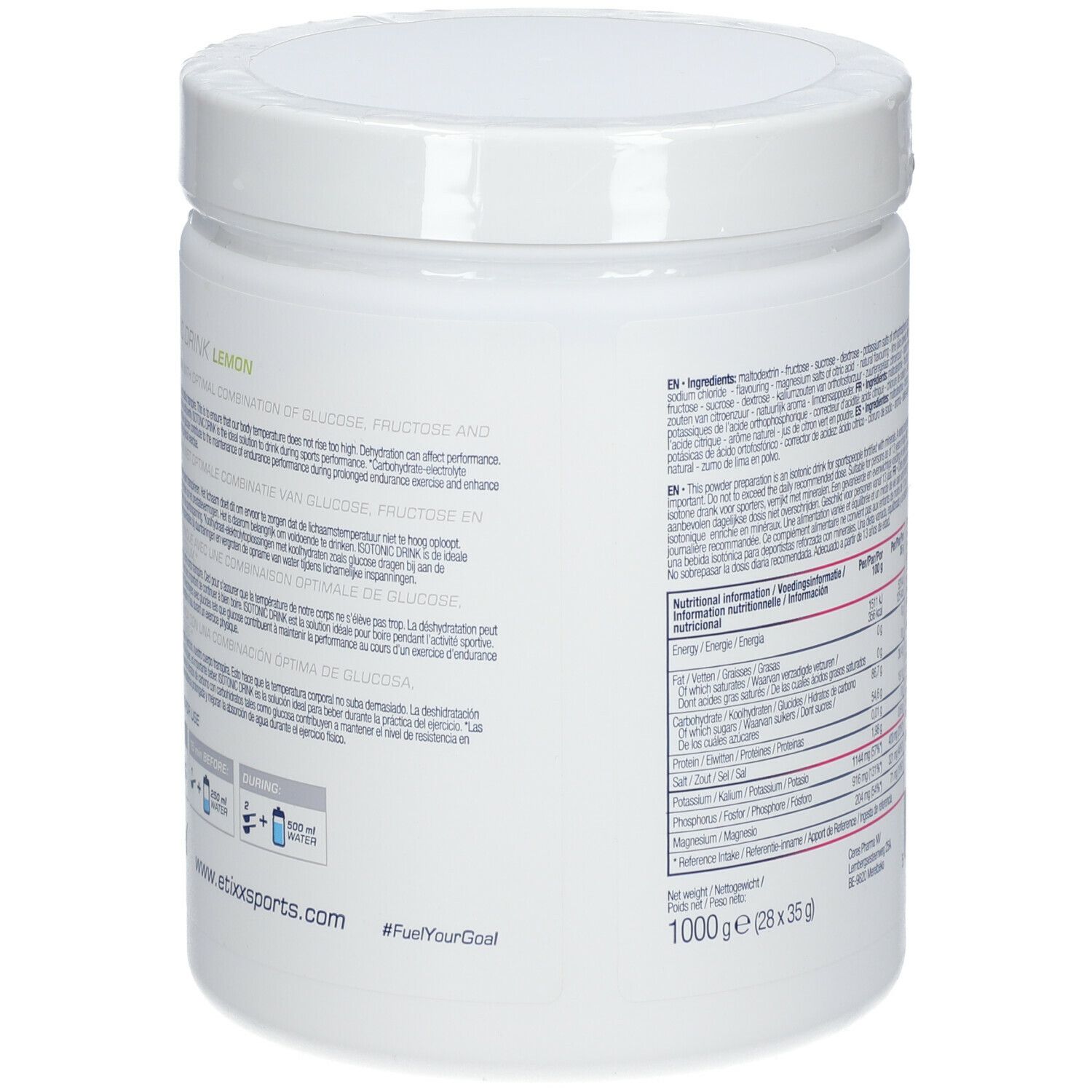 etixx ISOTONIC Zitronen Geschmack