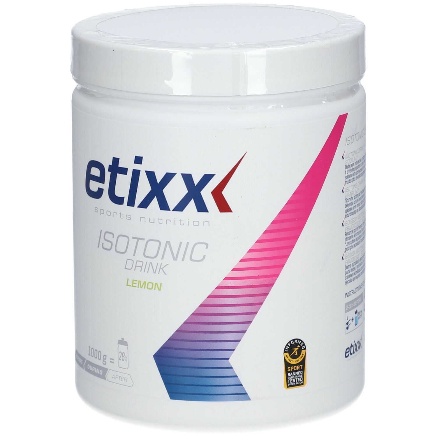 etixx ISOTONIC Zitronen Geschmack