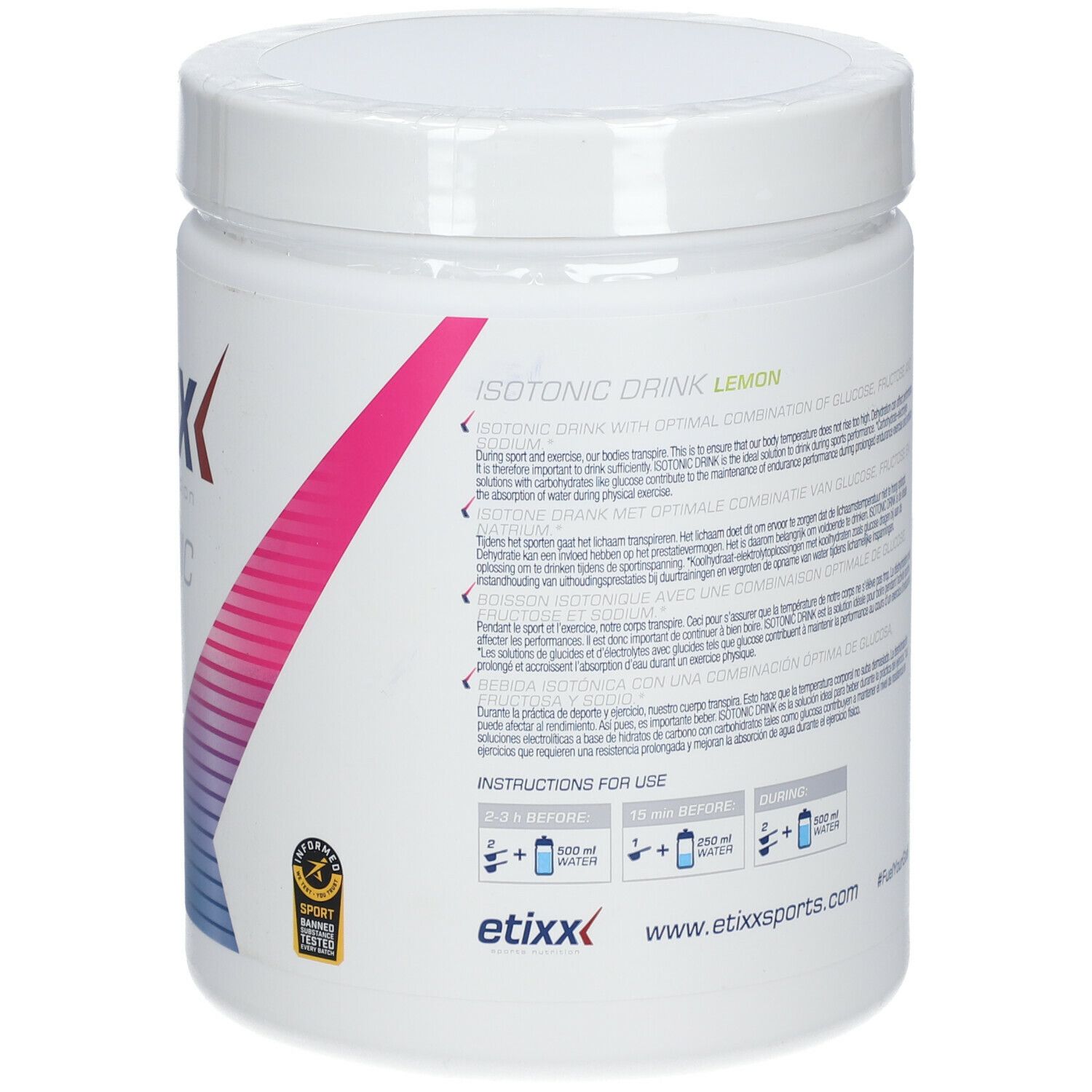 etixx ISOTONIC Zitronen Geschmack