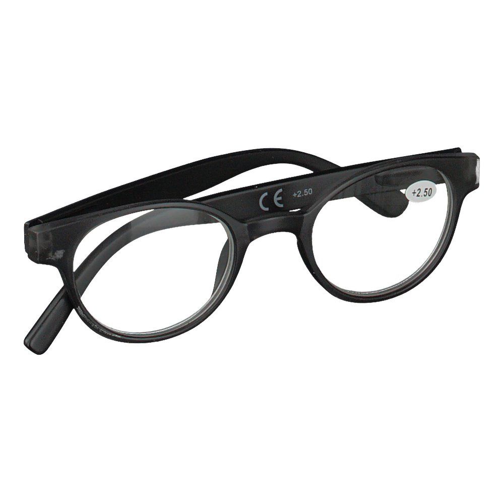 Pharmaglasses Leesbril Rond Grijs/Zwart +2.50