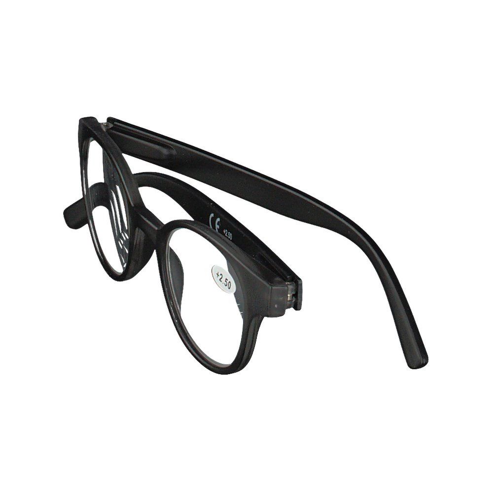 Pharmaglasses Leesbril Rond Grijs/Zwart +2.50