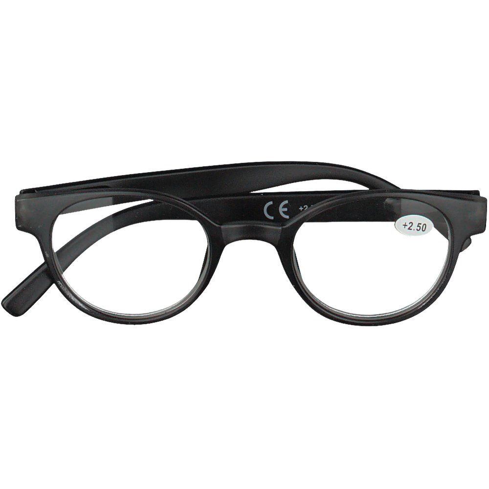 Pharmaglasses Leesbril Rond Grijs/Zwart +2.50