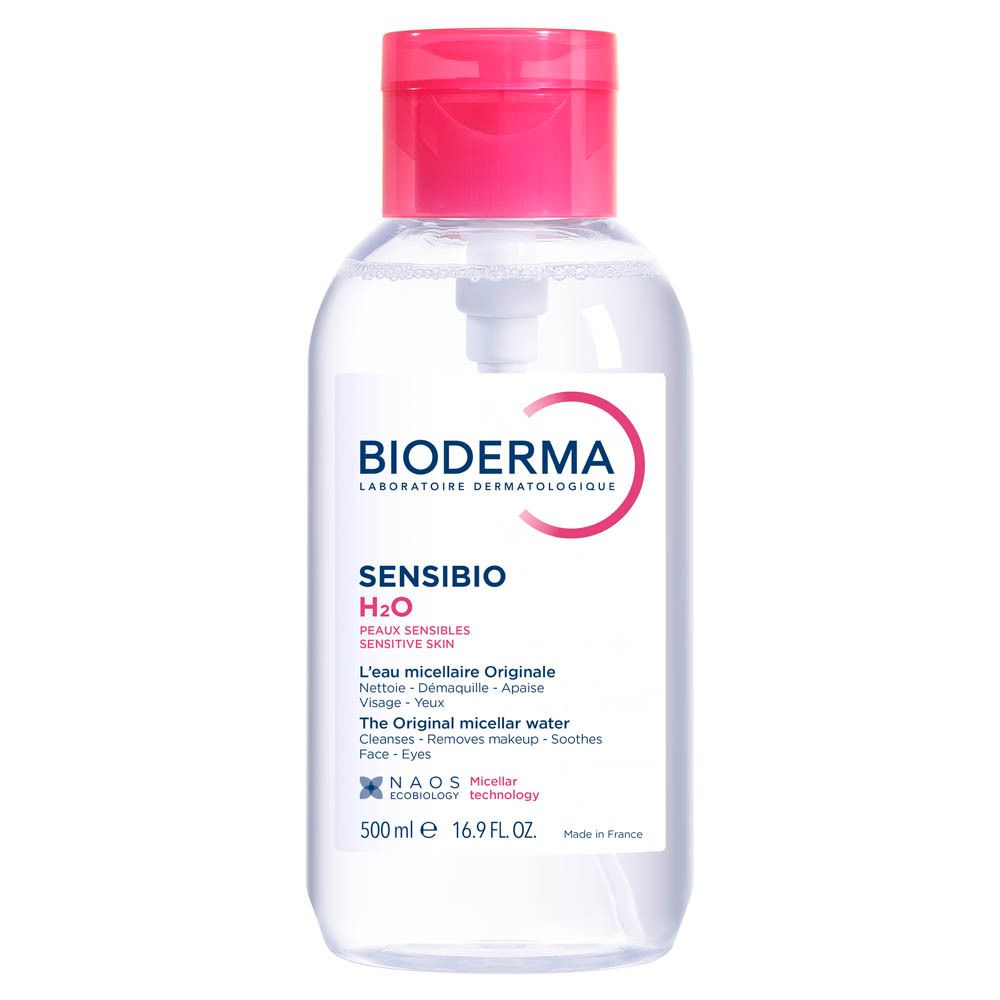 Bioderma Créaline H2O Eau Micellaire Démaquillante Nettoyante avec Pompe Inversée