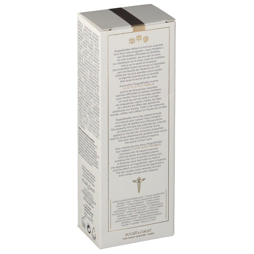 Roger & Gallet Aura Mirabilis Masque Extra-Fin Démaquillant