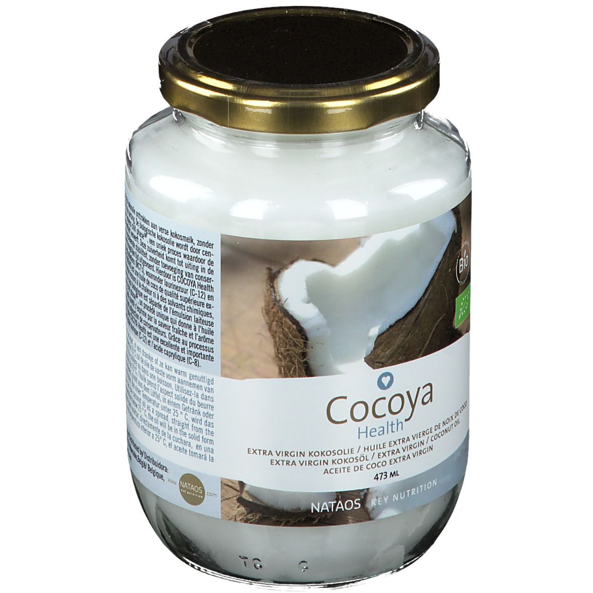 Nataos Key Nutrition Cocoya Health Huile de noix de coco Bio