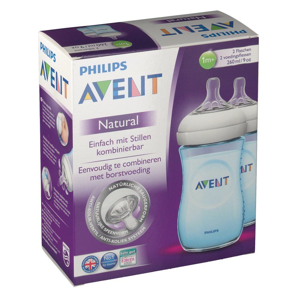 Philips® AVENT Naturnah Flaschen 260 ml Blau