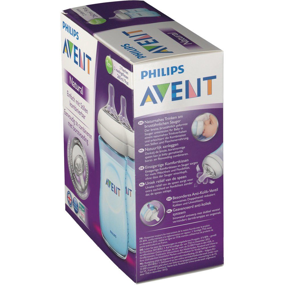 Philips® AVENT Naturnah Flaschen 260 ml Blau