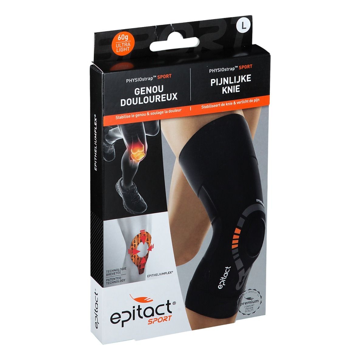 epitact® Genouillère PHYSIOstrap® SPORT L