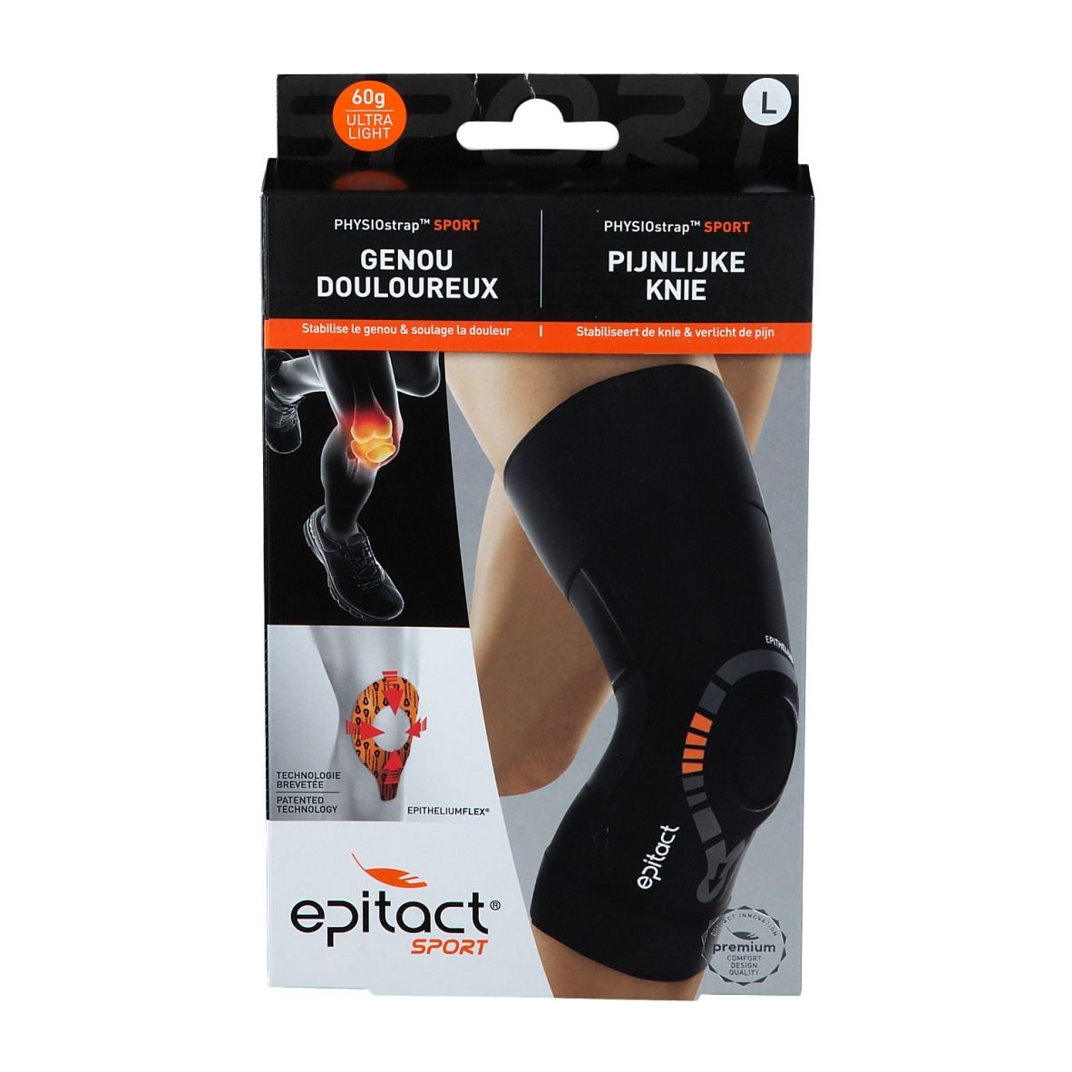 epitact® Genouillère PHYSIOstrap® SPORT L