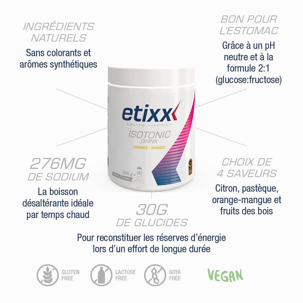 Etixx Isotonic Drink Orange - Mangue