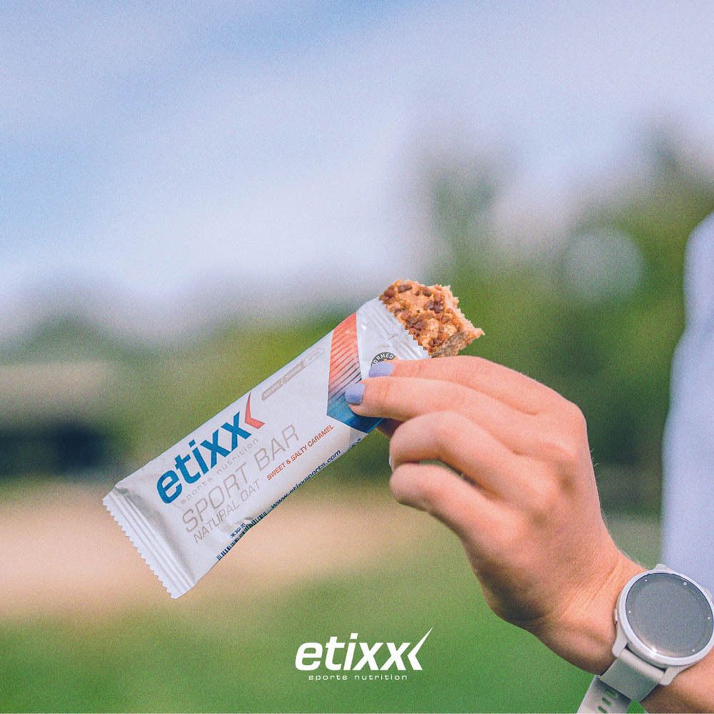 etixx Natural Oat Sport Bar goût caramel sucré & salé