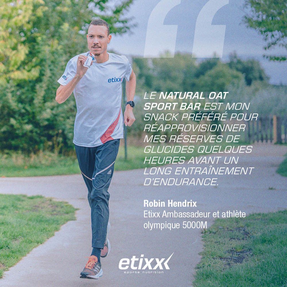 etixx Natural Oat Sport Bar goût caramel sucré & salé