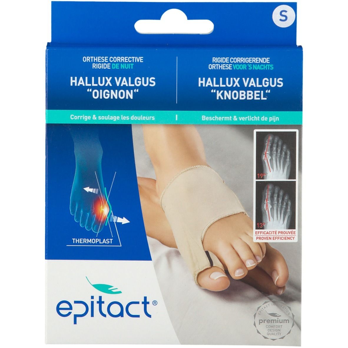 Epitact Hallux Valgus Orthèse Corrective Nuit Taille S