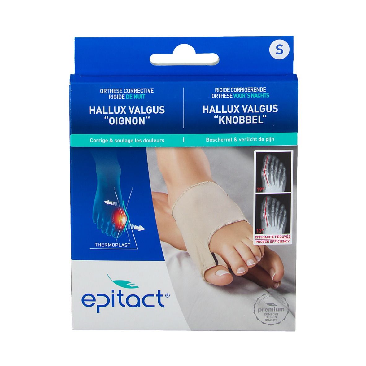 Epitact Hallux Valgus Orthèse Corrective Nuit Taille S