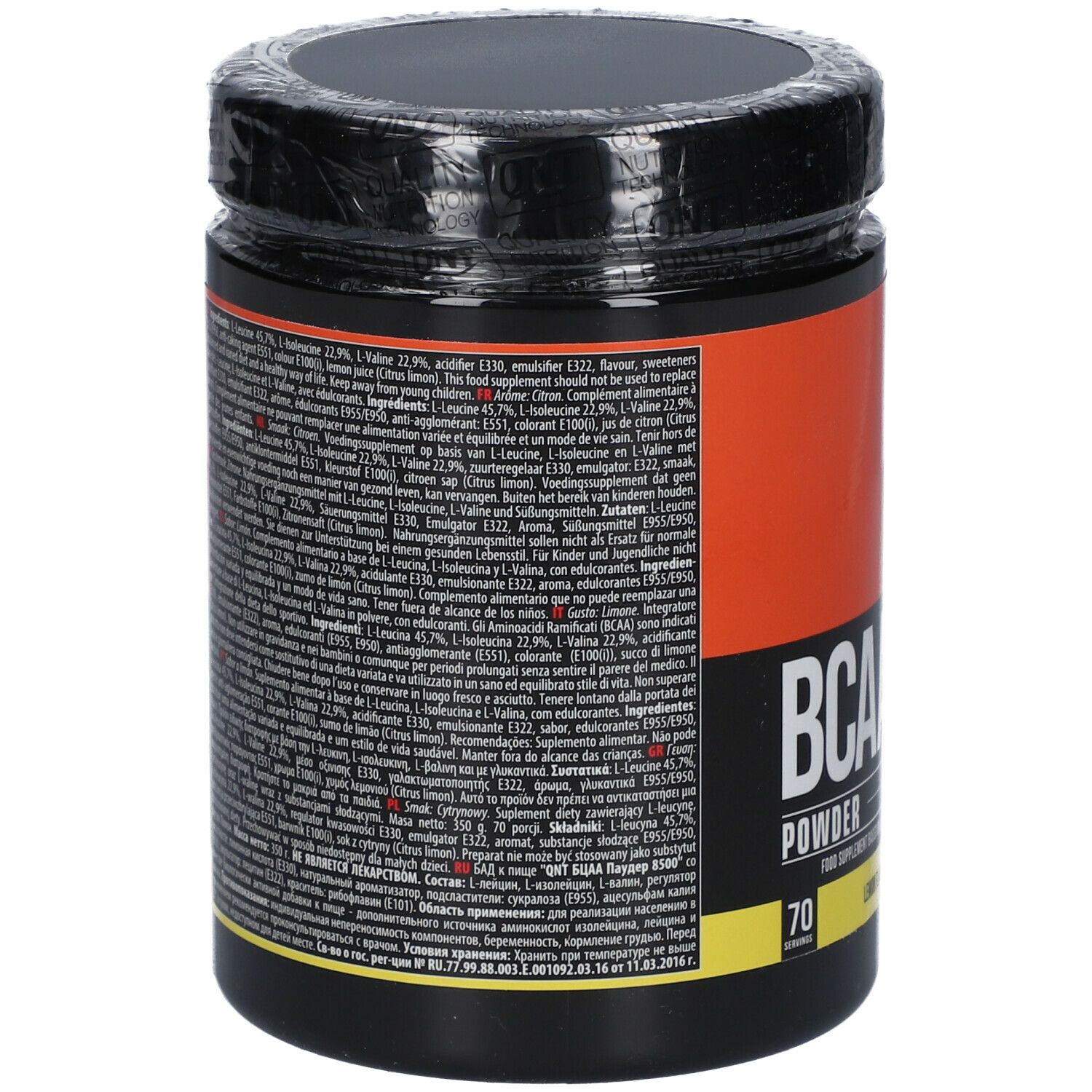 QNT BCAA 8500 Pulver Zitrone