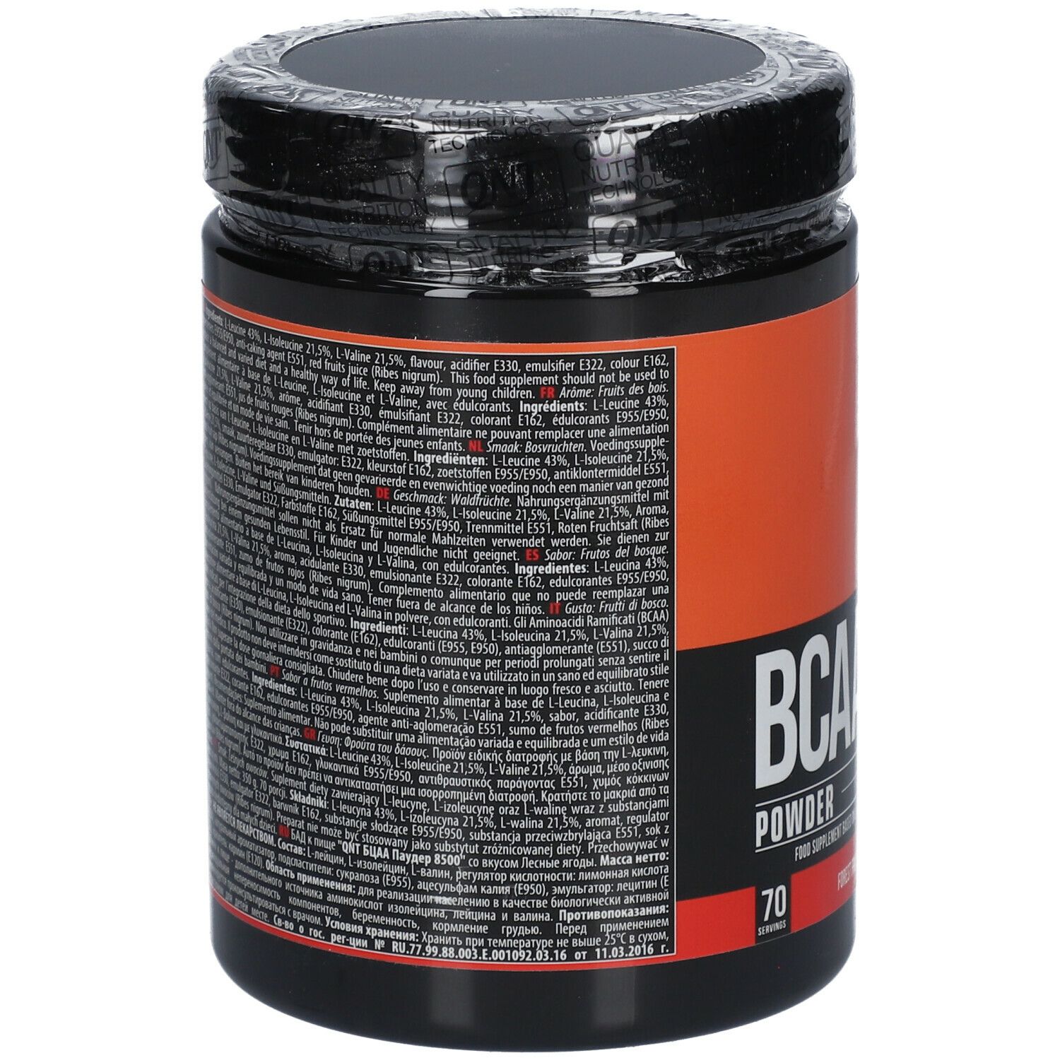 QNT BCAA 8500 Waldfrüchte-Pulver