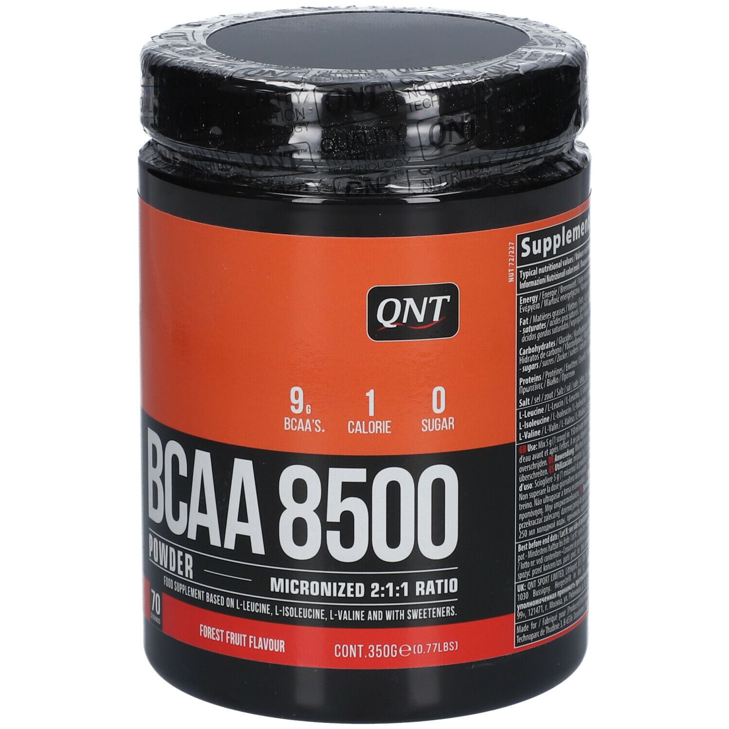 QNT BCAA 8500 Waldfrüchte-Pulver