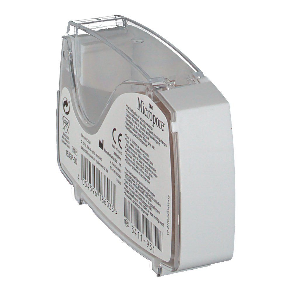3M™ Micropore™ chirurgisches Pflaster für sensible Haut hautfarbend 1,25 x 9,14