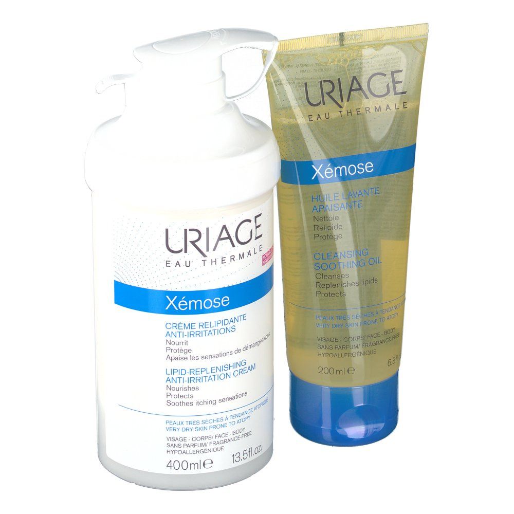 Uriage Xémose Creme + Reinigungsöl Pack