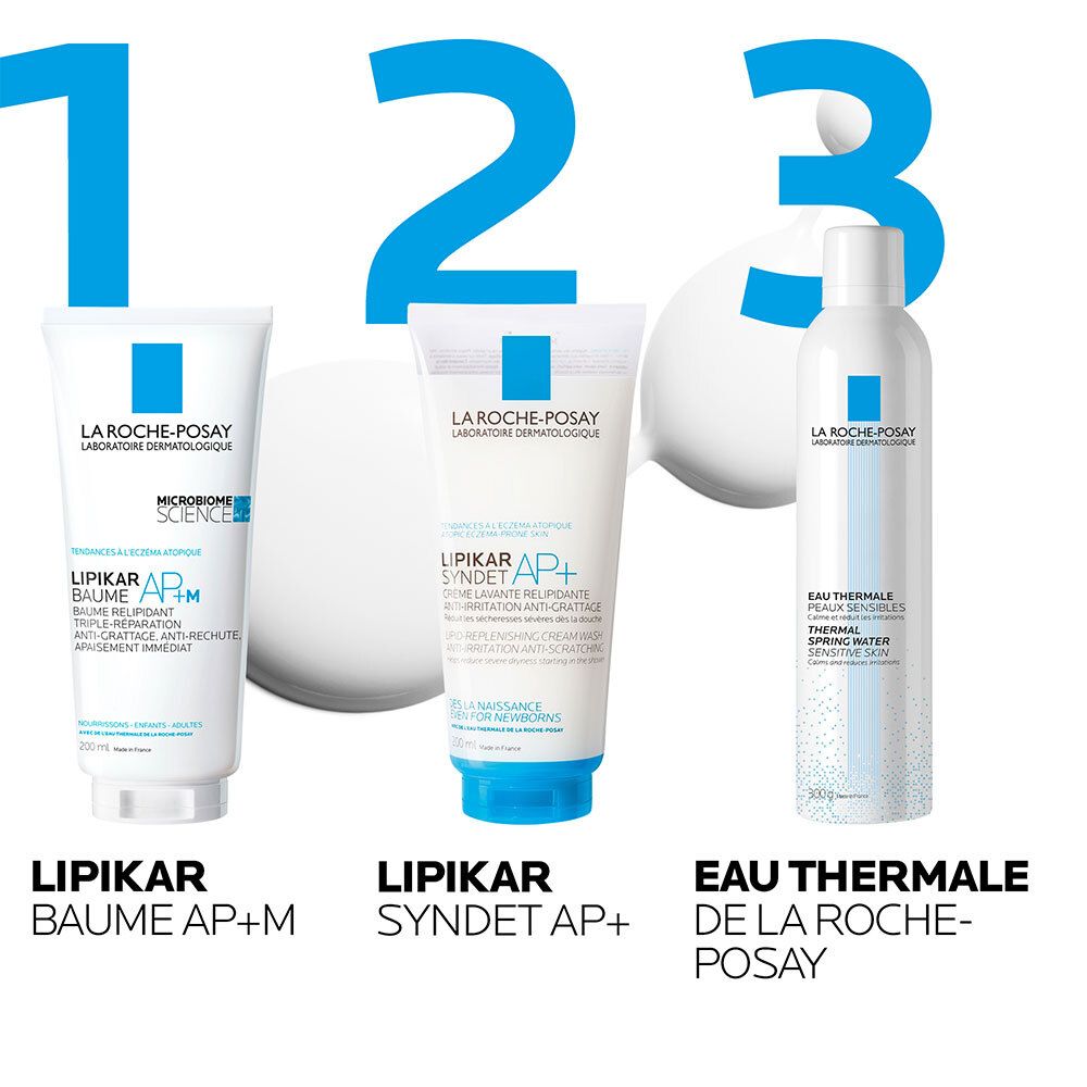 La Roche-Posay Lipikar Syndet AP+ Rückfettendes Reinigungs-Cremegel