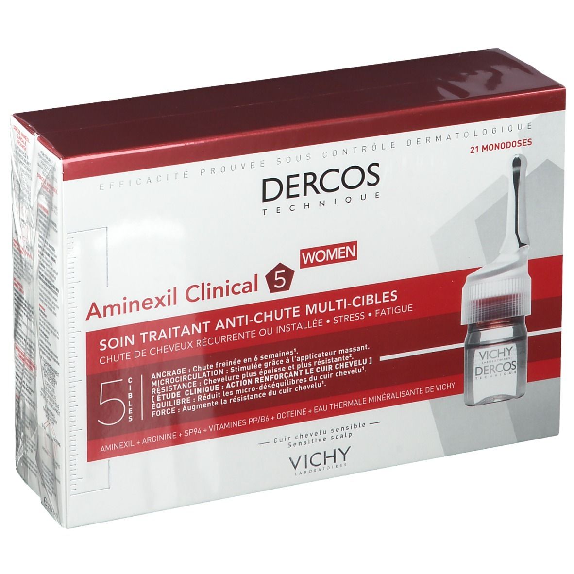 Vichy Dercos Aminexil Clinical 5 Femmes