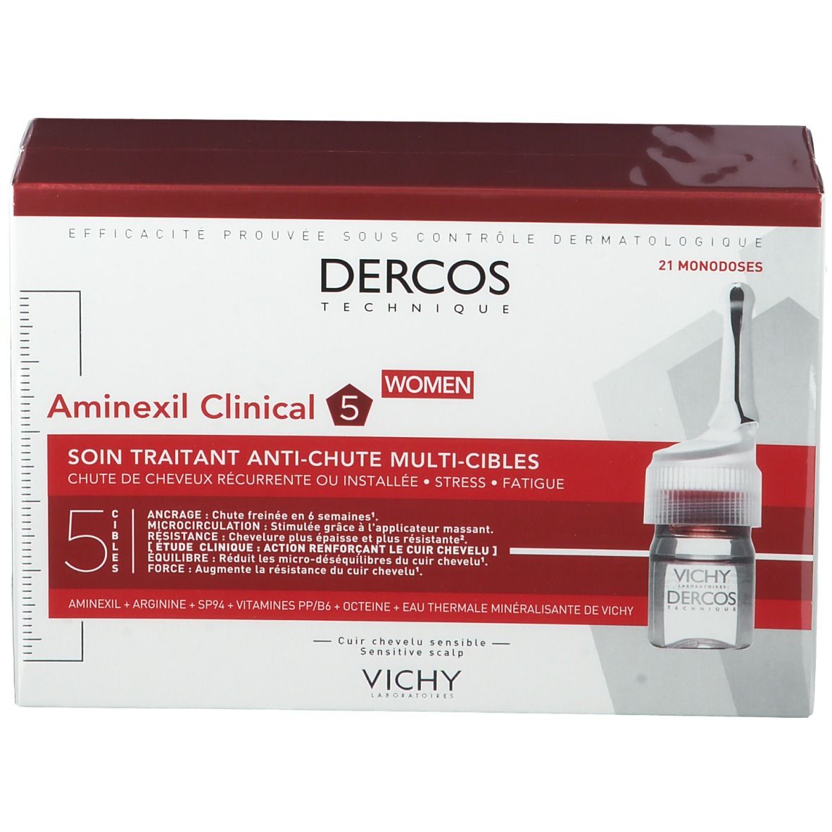 Vichy Dercos Aminexil Clinical 5 Femmes