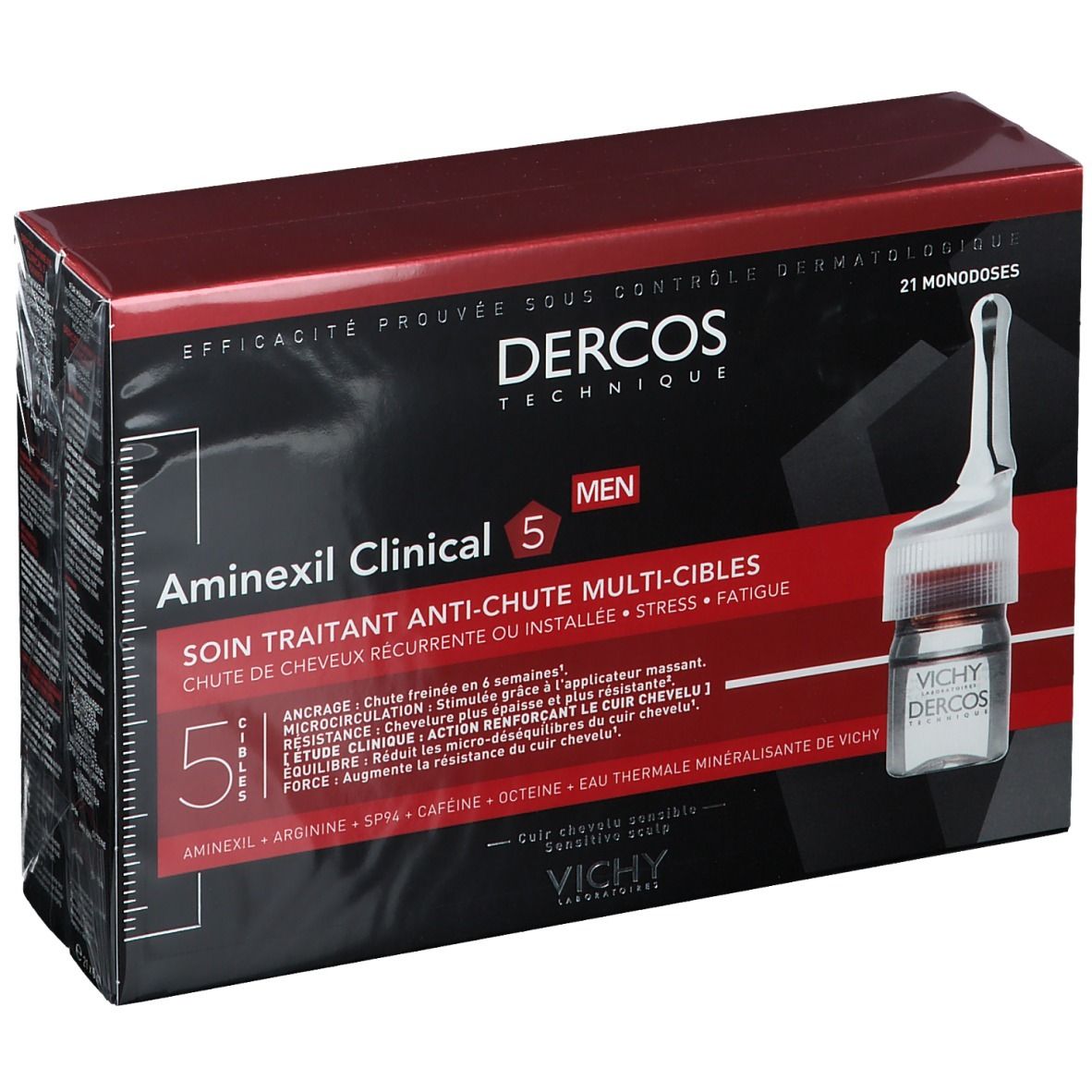 Vichy Dercos Aminexil Clinical 5 Hommes