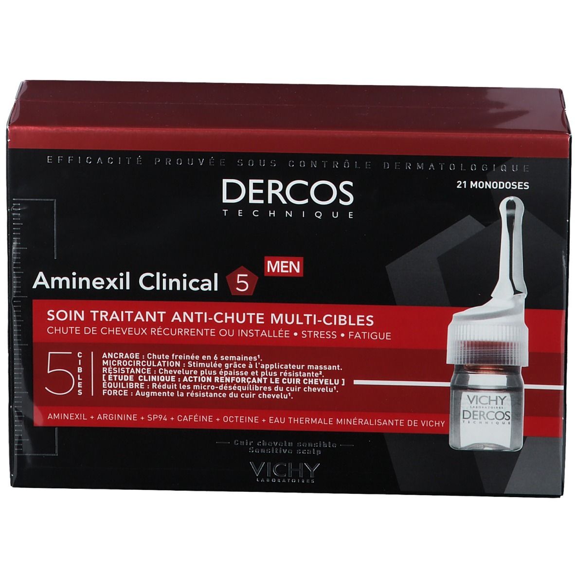 Vichy Dercos Aminexil Clinical 5 Hommes