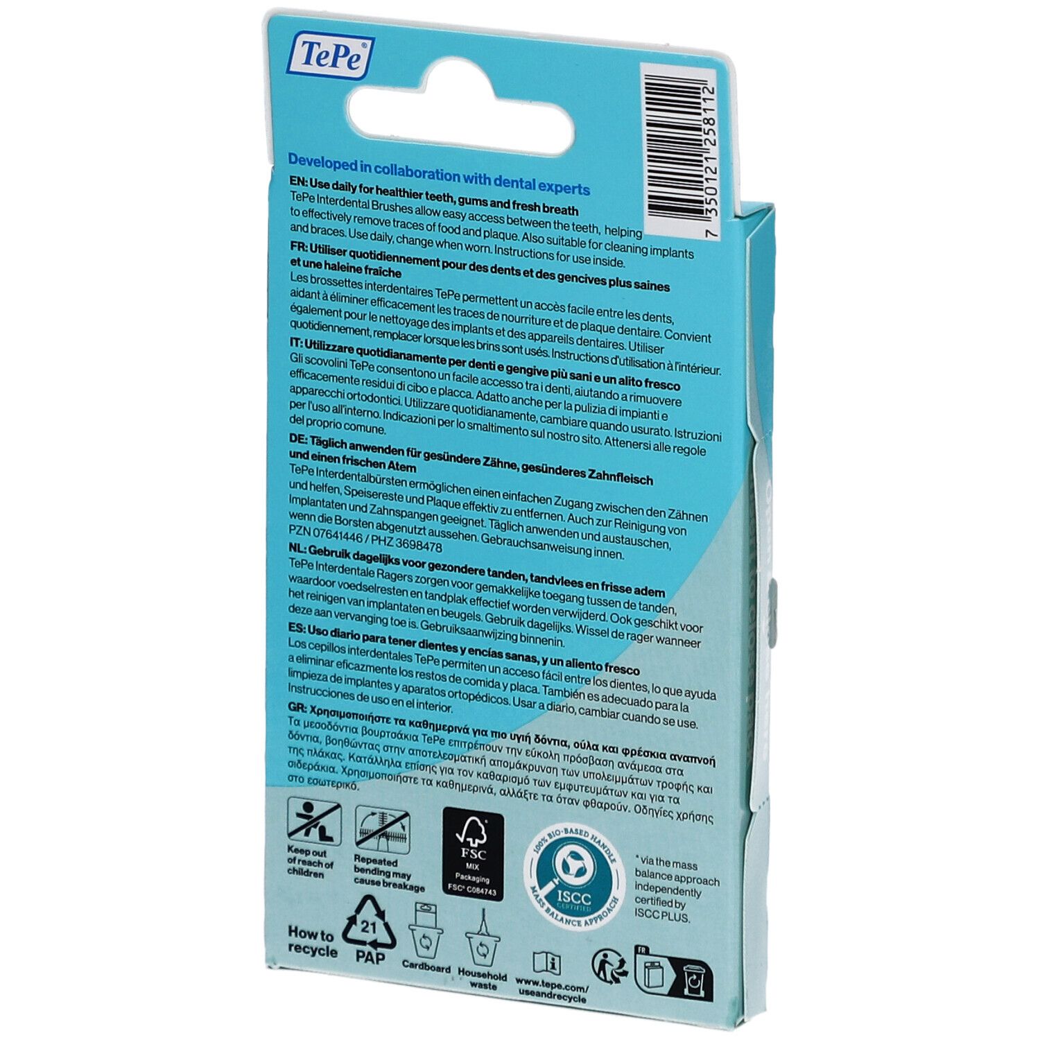 Interdentalbürste Tepe 1,50 mm Schwarz