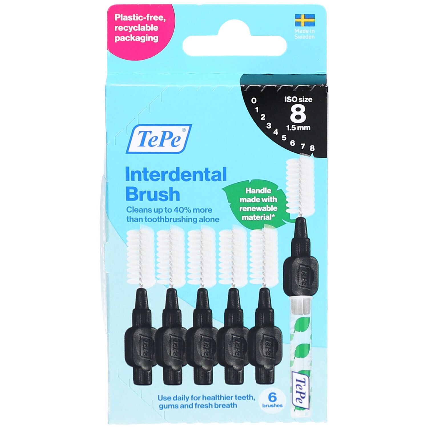 Interdentalbürste Tepe 1,50 mm Schwarz