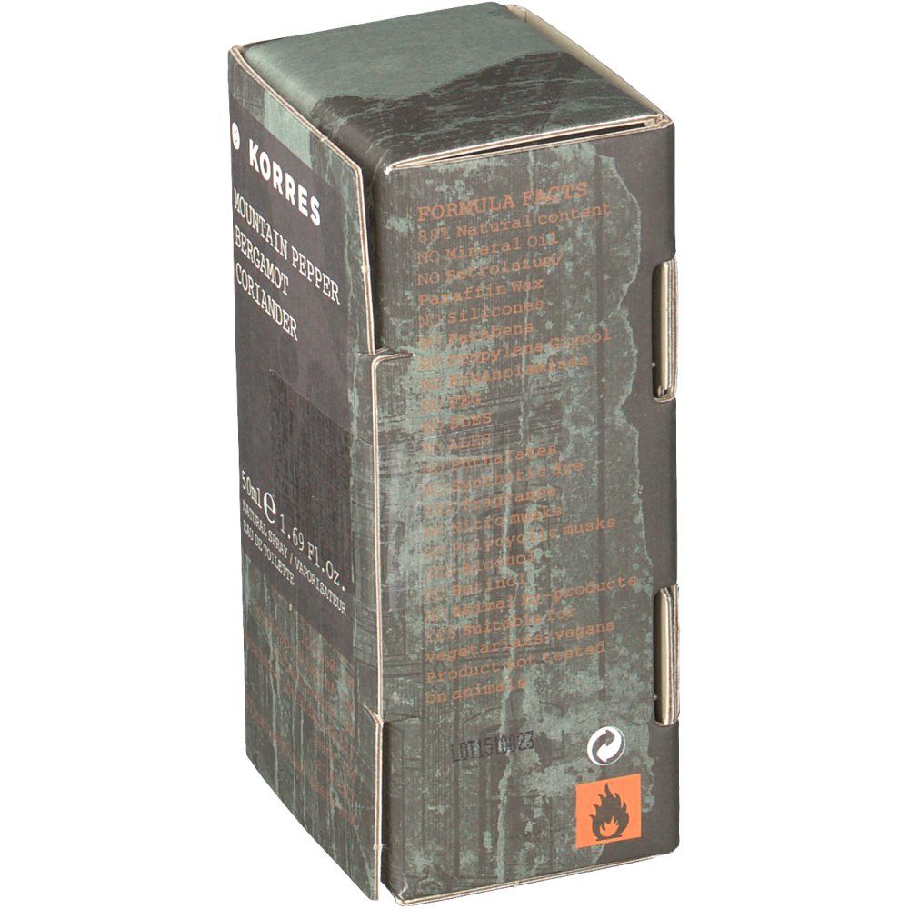 KORRES® Parfum Bergpfeffer Bergamotte Koriander