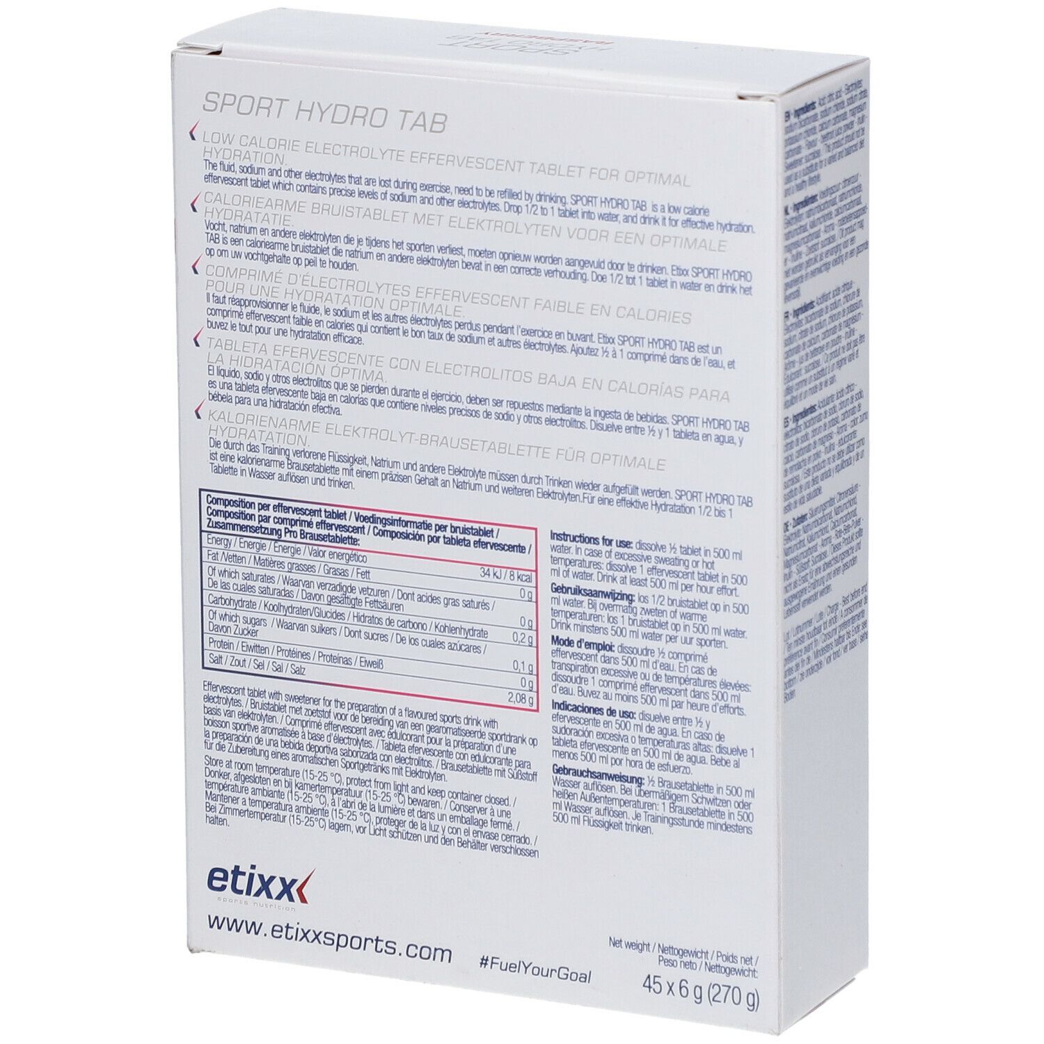 etixx SPORT HYDRO TAB