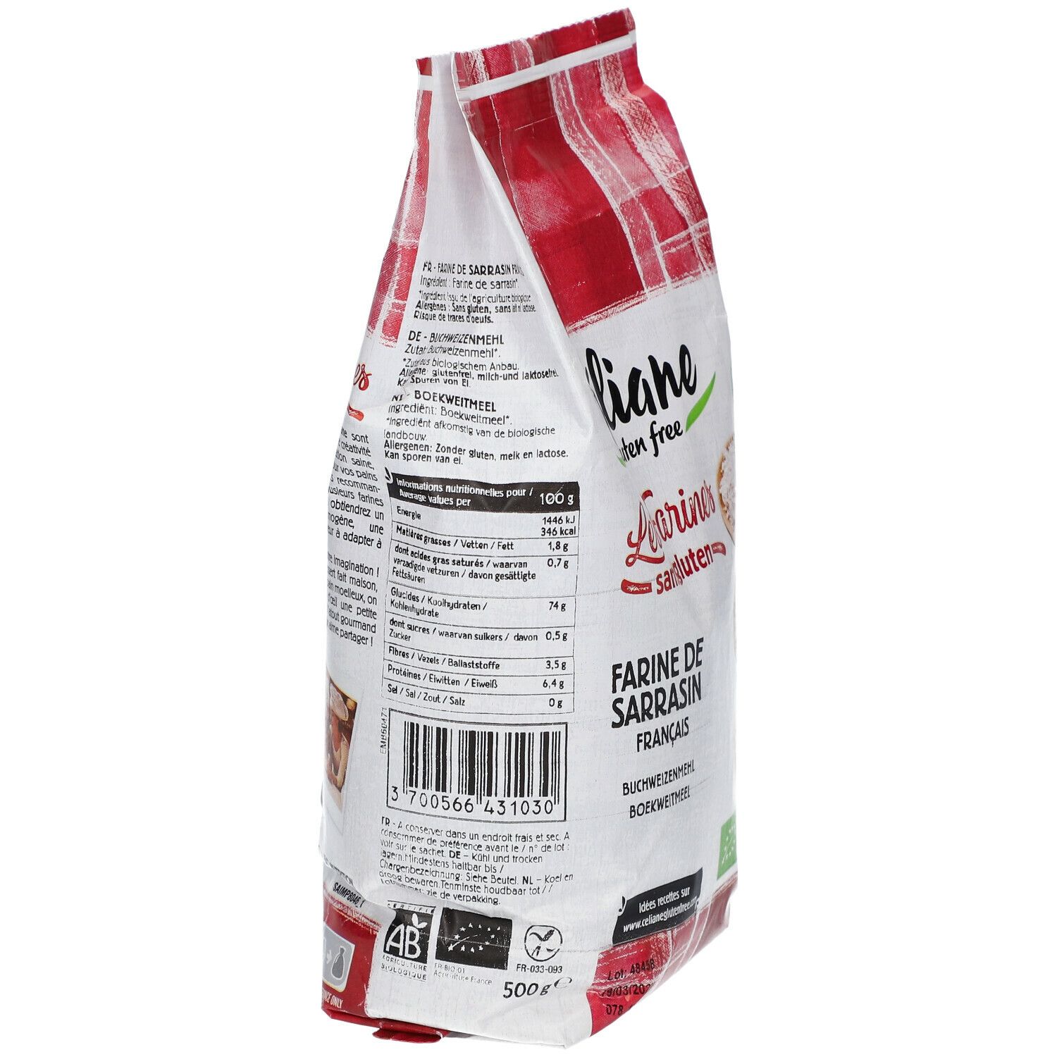 Céliane Gluten free Les Farines Farine de Sarrasin