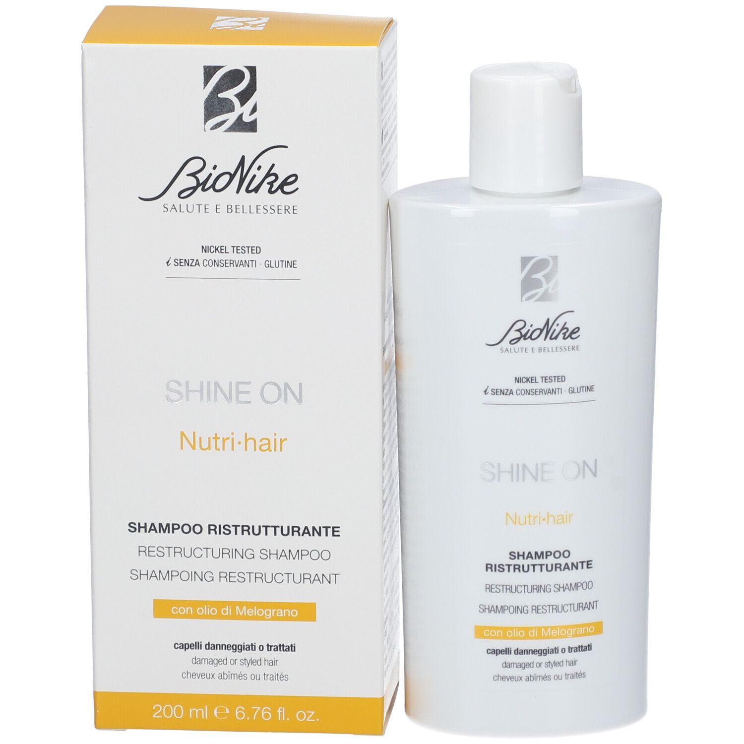 BioNike SHINE ON NUTRI HAIR Shampoing restructurant