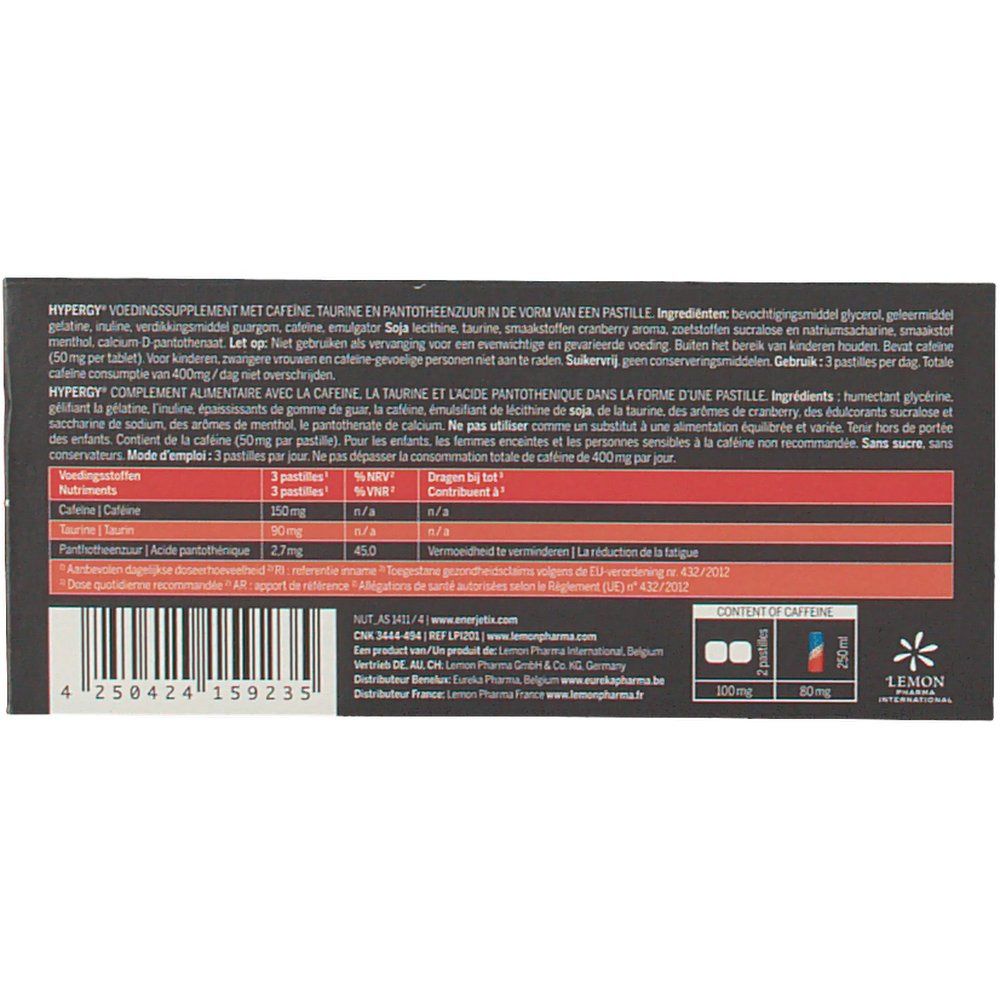 Hypergy Enerjetix Energie Tutti Frutti