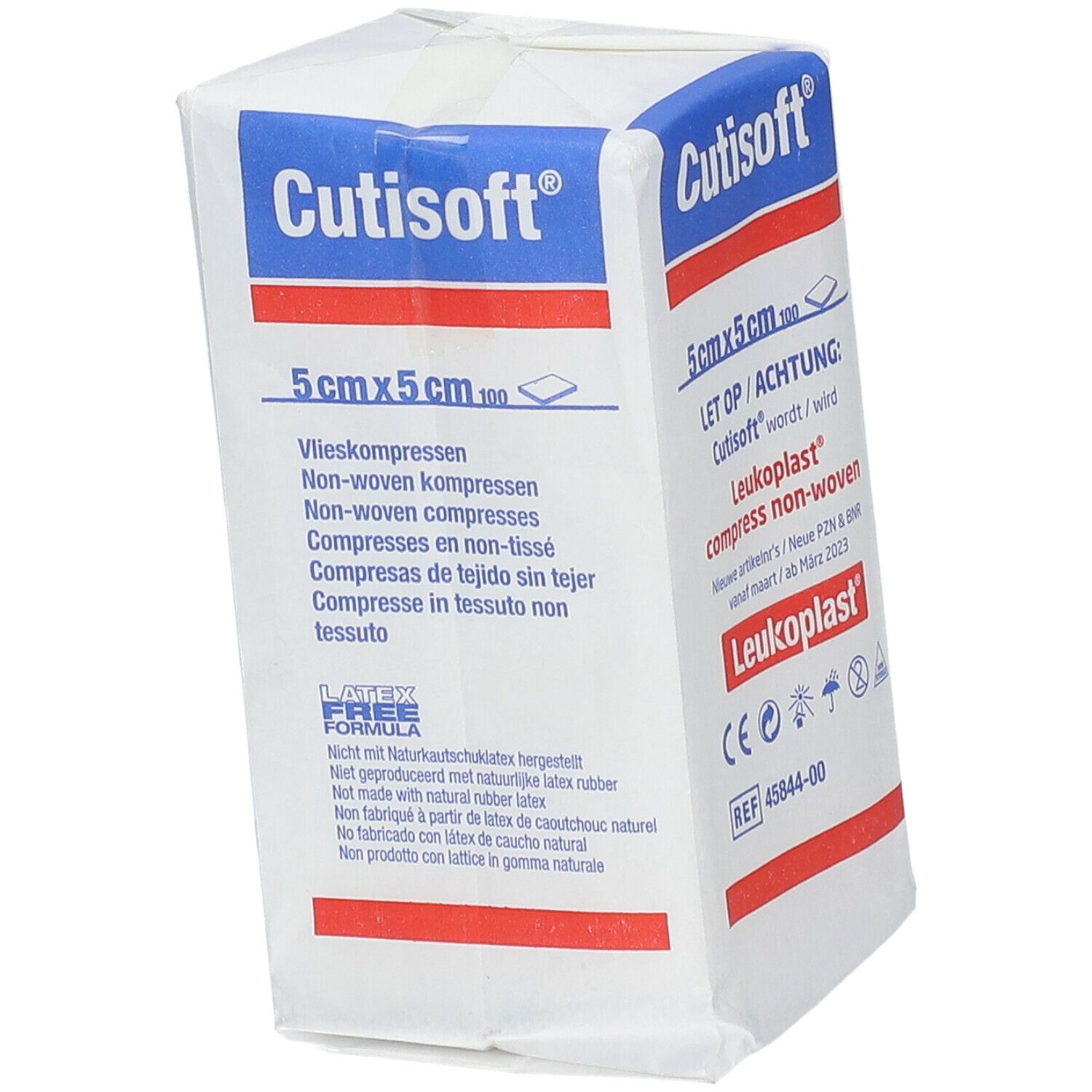 Cutisoft® Compresses en non-tissé non stériles 5 cm x 5 cm