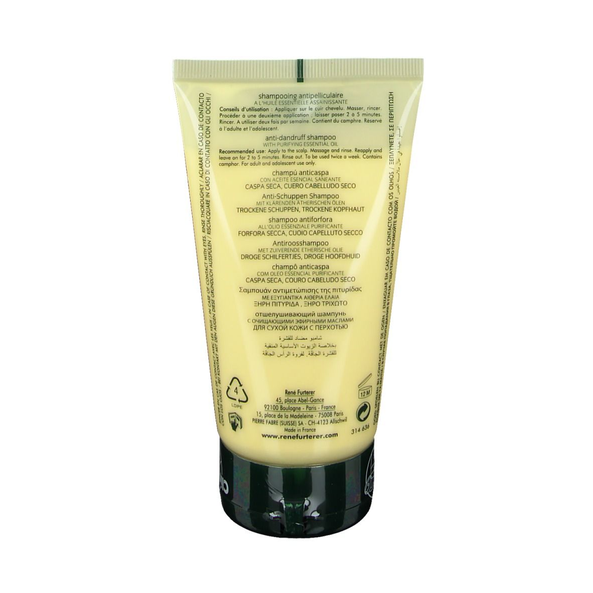 René Furterer MELALEUCA Shampooing Antipelliculaire Pellicules Sèches