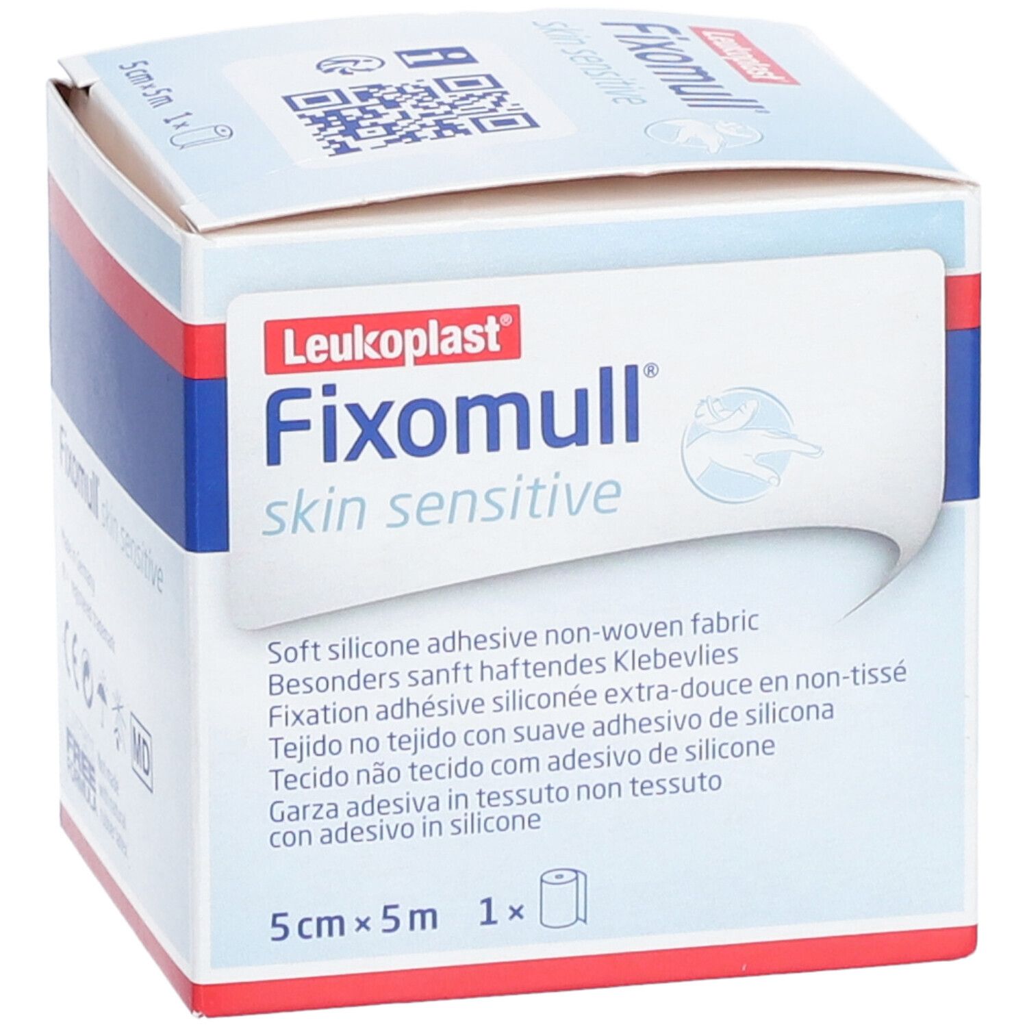 Leukoplast® Fixomull® Skin Sensitive 5 cm x 5 m