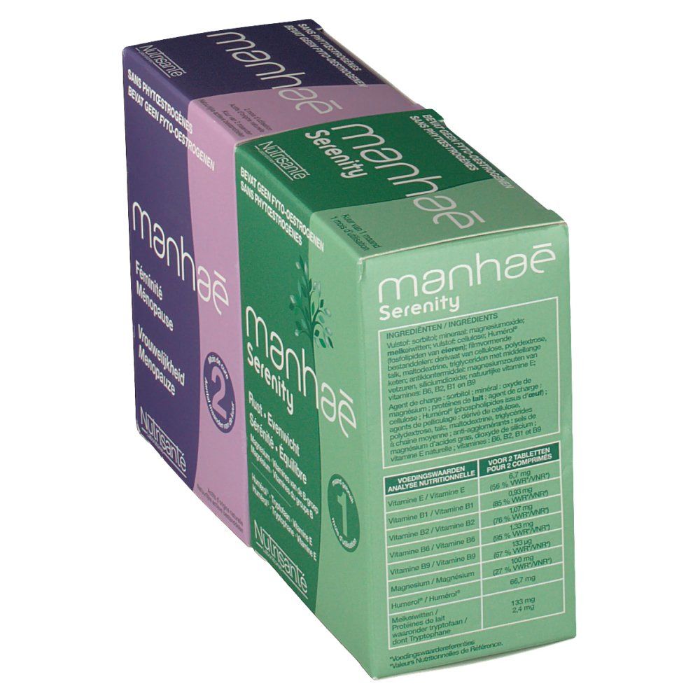 Nutrisanté manhaé Féminité + Serenity